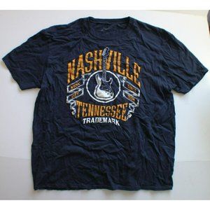 Nashville Tennessee Guitar Shirt - Men's XL